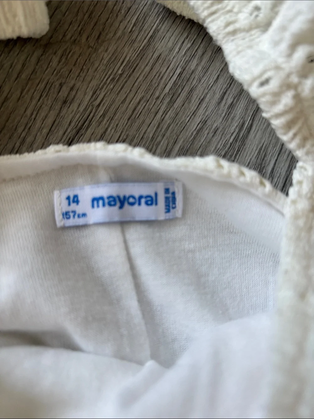 Mayoral Eyelet Puff-Sleeve Kids Dress